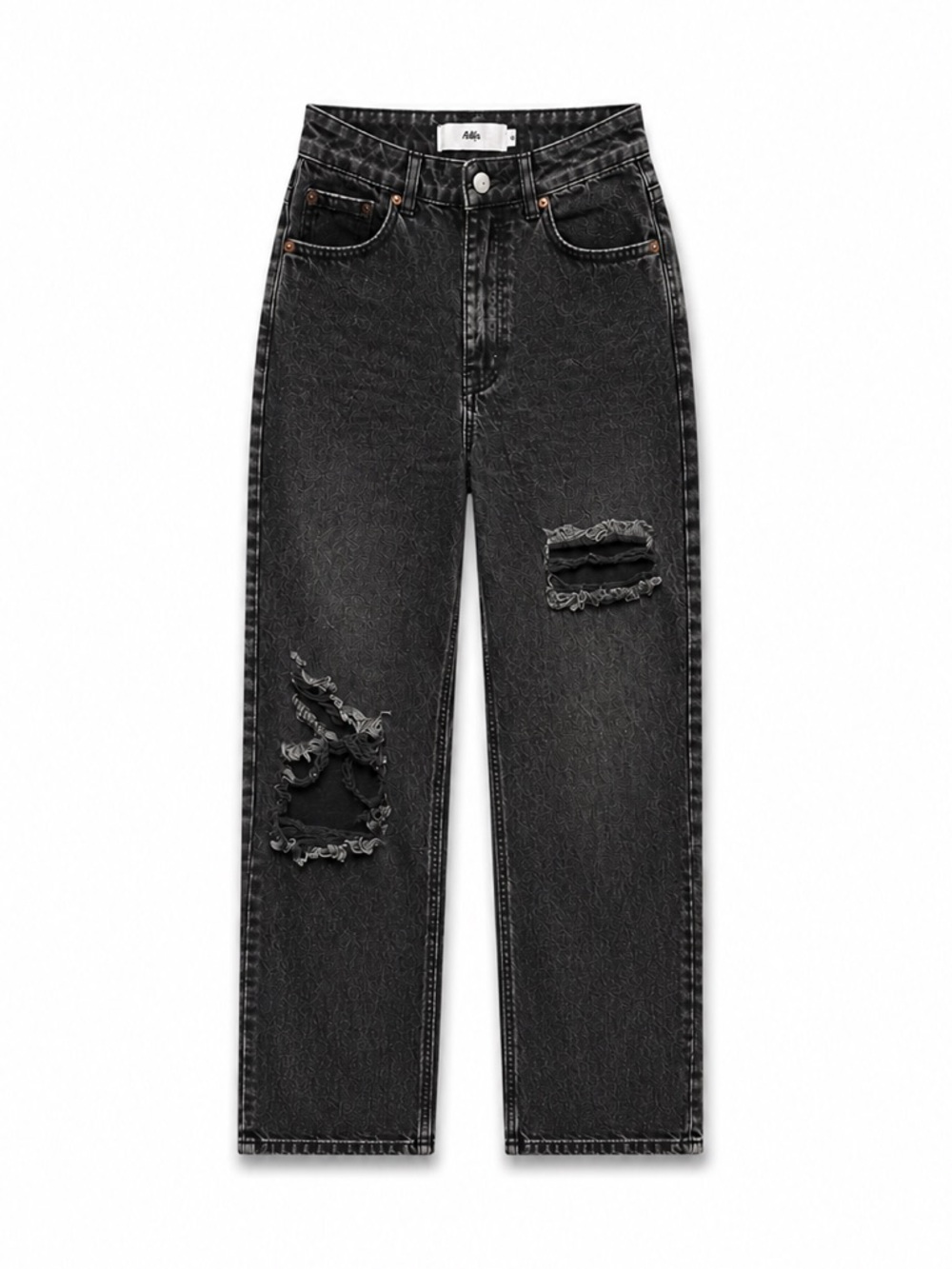♡ 2/$20 ♡ ADIKA ‘Andor’ Distressed Black Denim Jeans